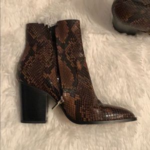 Zara Snakeskin Boots